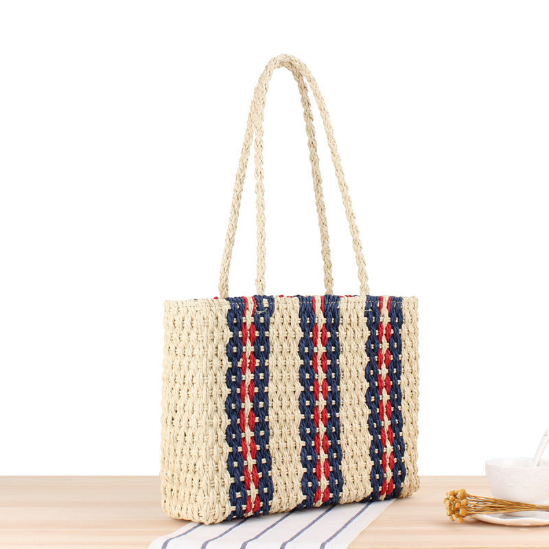 Beach Bag in Elegant Woven Style Skanto