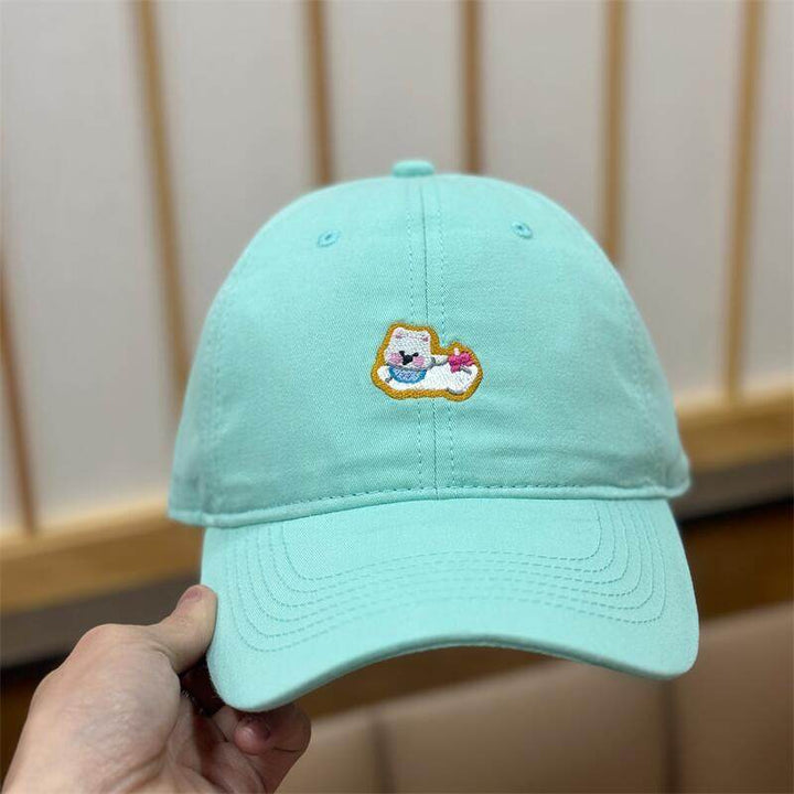 Kvinnenes broderte morsomme karakter baseballcaps Skanto