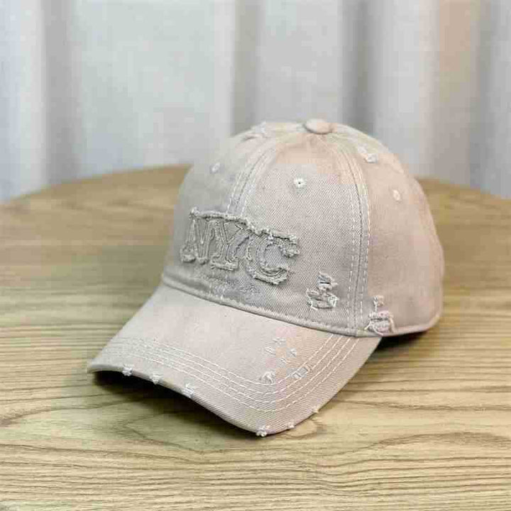 Kvinnens distressed fashion baseball cap Skanto