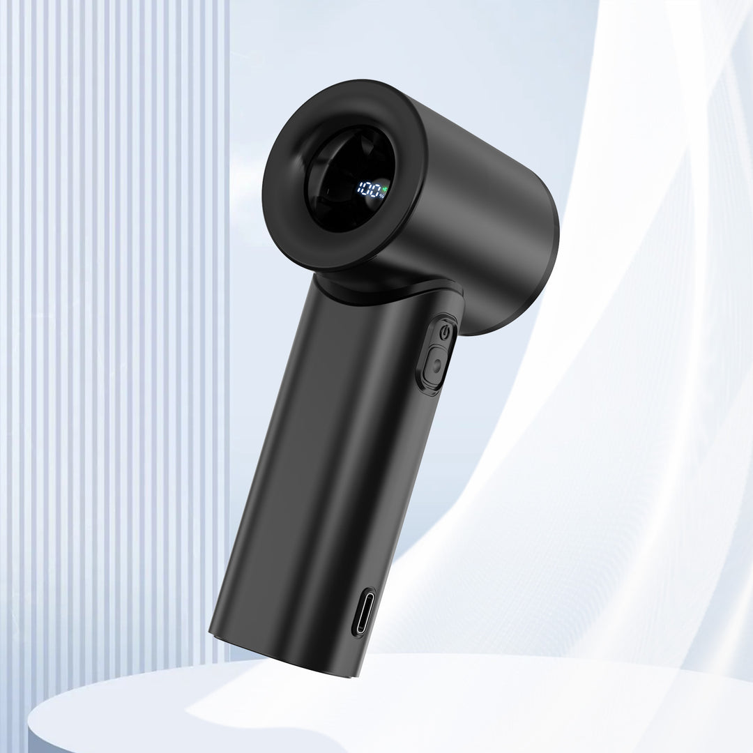 Damer Bærbar Håndvifte med intelligent Temperaturovervåkning Skanto