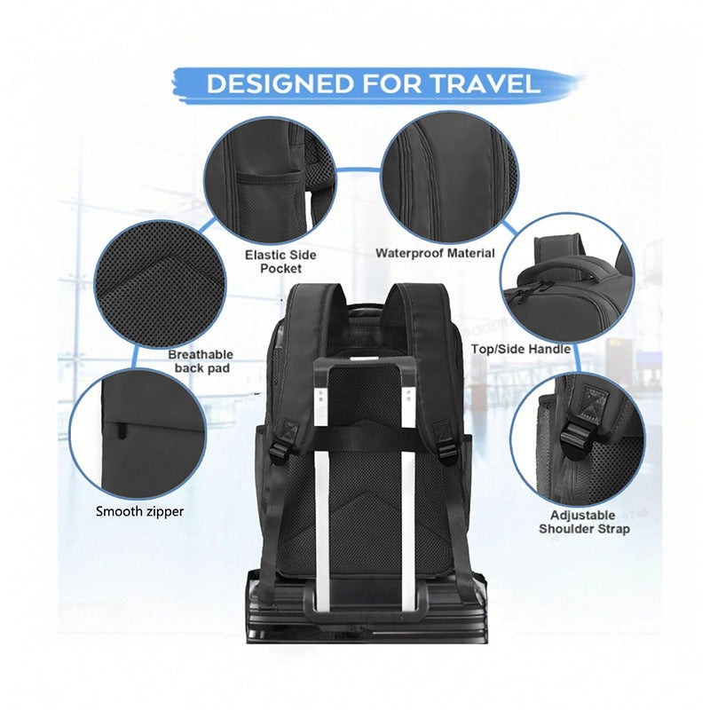 Multifunksjonell Laptoptaske med oppbevaring og ergonomisk design Skanto