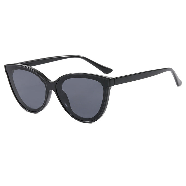 Dame stilige Cat-Eye solbriller med UV-beskyttelse og lett ramme Skanto