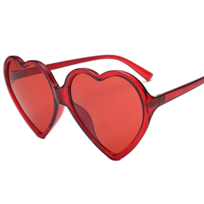Dame hjerteformet solbrille med stilige rammer Skanto