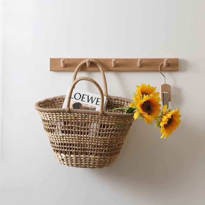 Handmade rattan bag with a removable insert Skanto