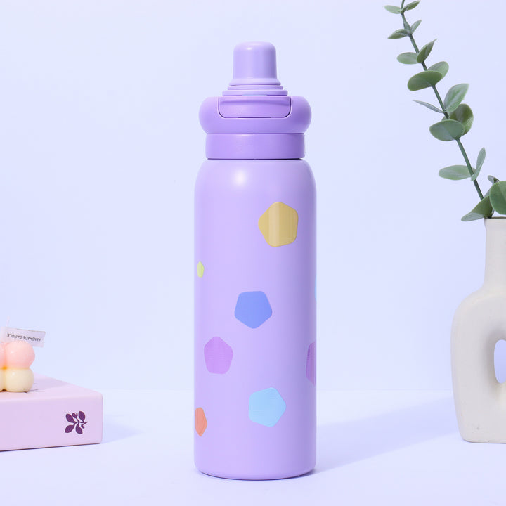 Dame Termo-Drikke flaske med rutsjefritt grep og uvanlig design Skanto