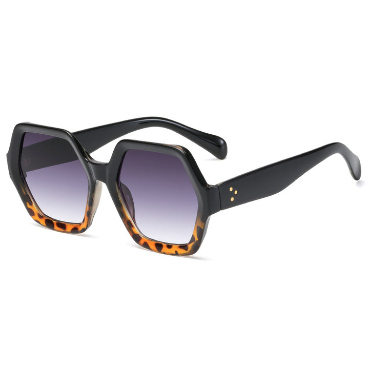 Dame geometrisk lesebrille i markant bikakestruktur-design Skanto
