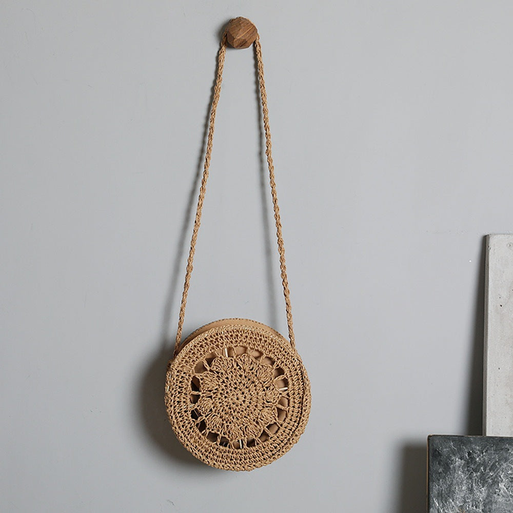 Rund Makramee Crossbody Bag Skanto