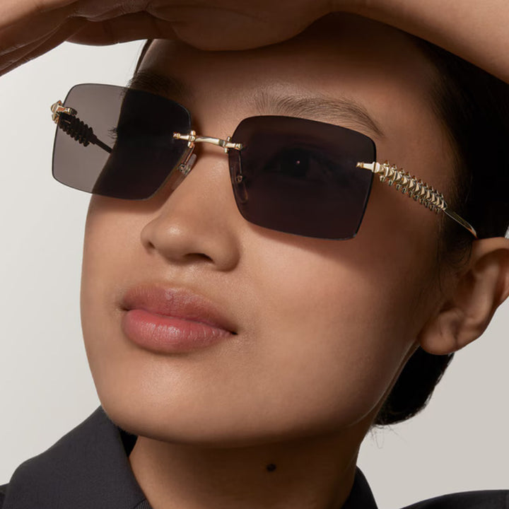 Women's fashionable sunglasses with unique and decorative frame Skanto