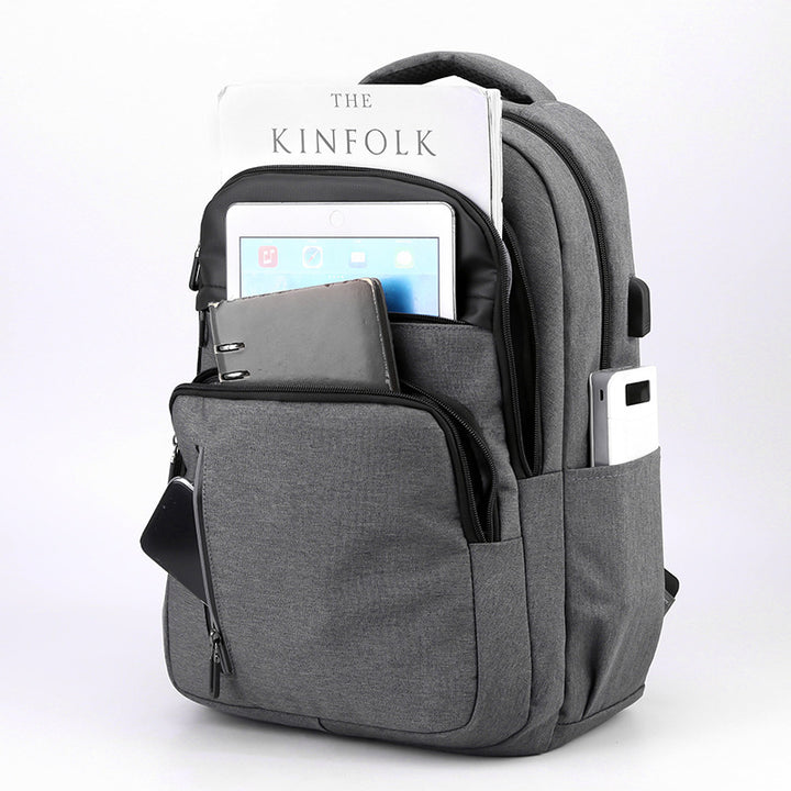 Moderne laptopryggsekk med flere rom Skanto