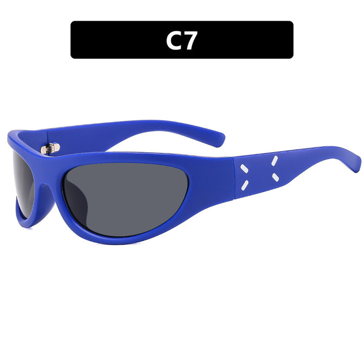 Women's sport sunglasses with ergonomic design and polarized lens Skanto