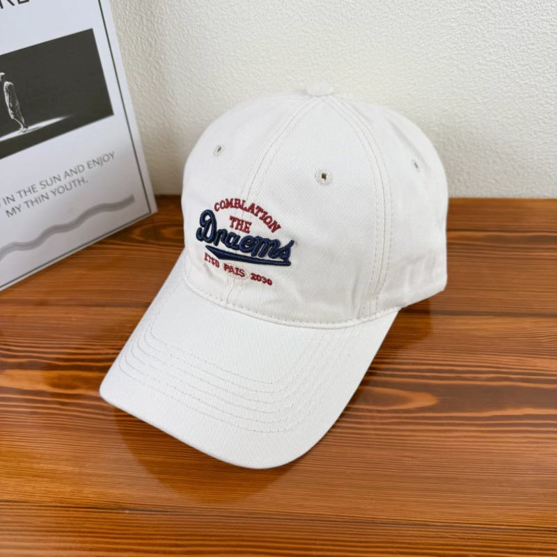 Menns Brodert Casual Justerbar Baseball Caps Skanto