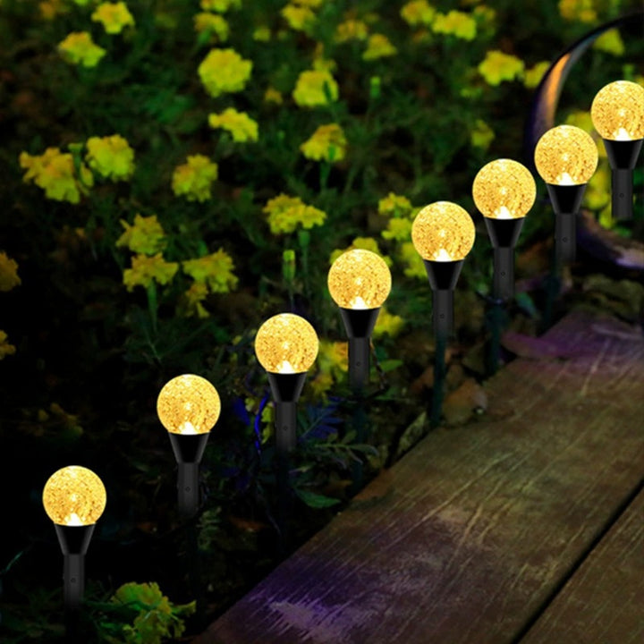 Crescent Moon Solar Garden Stake Lights Skanto