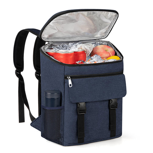 Unisex Nan Isotherm Cooler Backpack with Large Cooler Compartment, Padded Shoulder Straps and Mesh Side Pockets Skanto