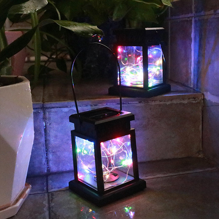 Solarlampe med realistisk flammelys LED-lys og vanntett utendørsdesign Skanto