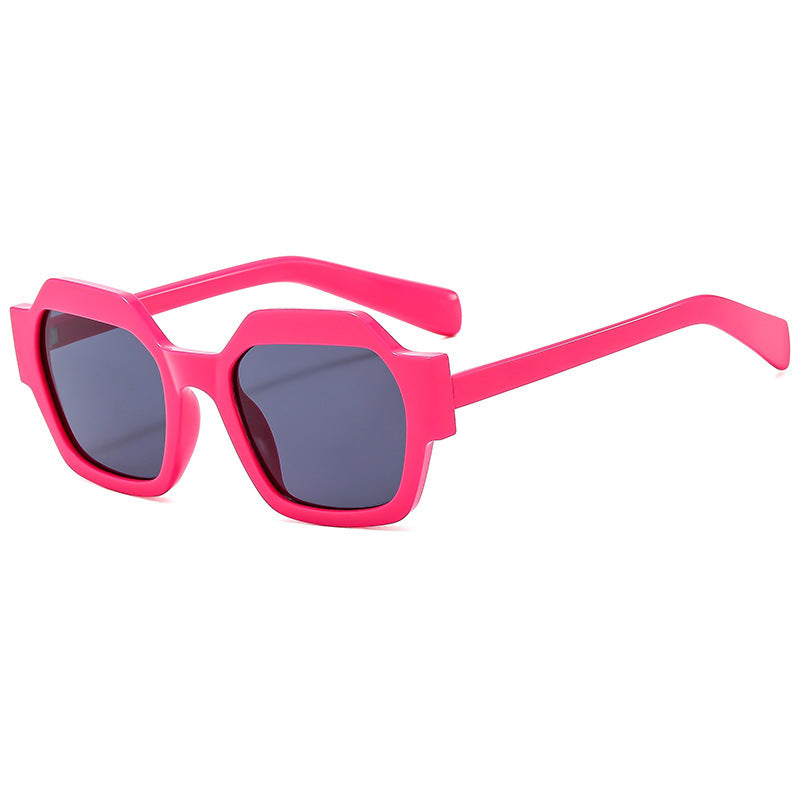 Damer geometrisk solbrille med moderne ramme og UV-beskyttelse Skanto