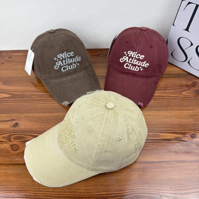 Herre slittet bomull baseball cap Skanto 1784270476