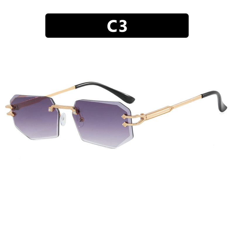 Damer geometrisk mote-solbrille Skanto