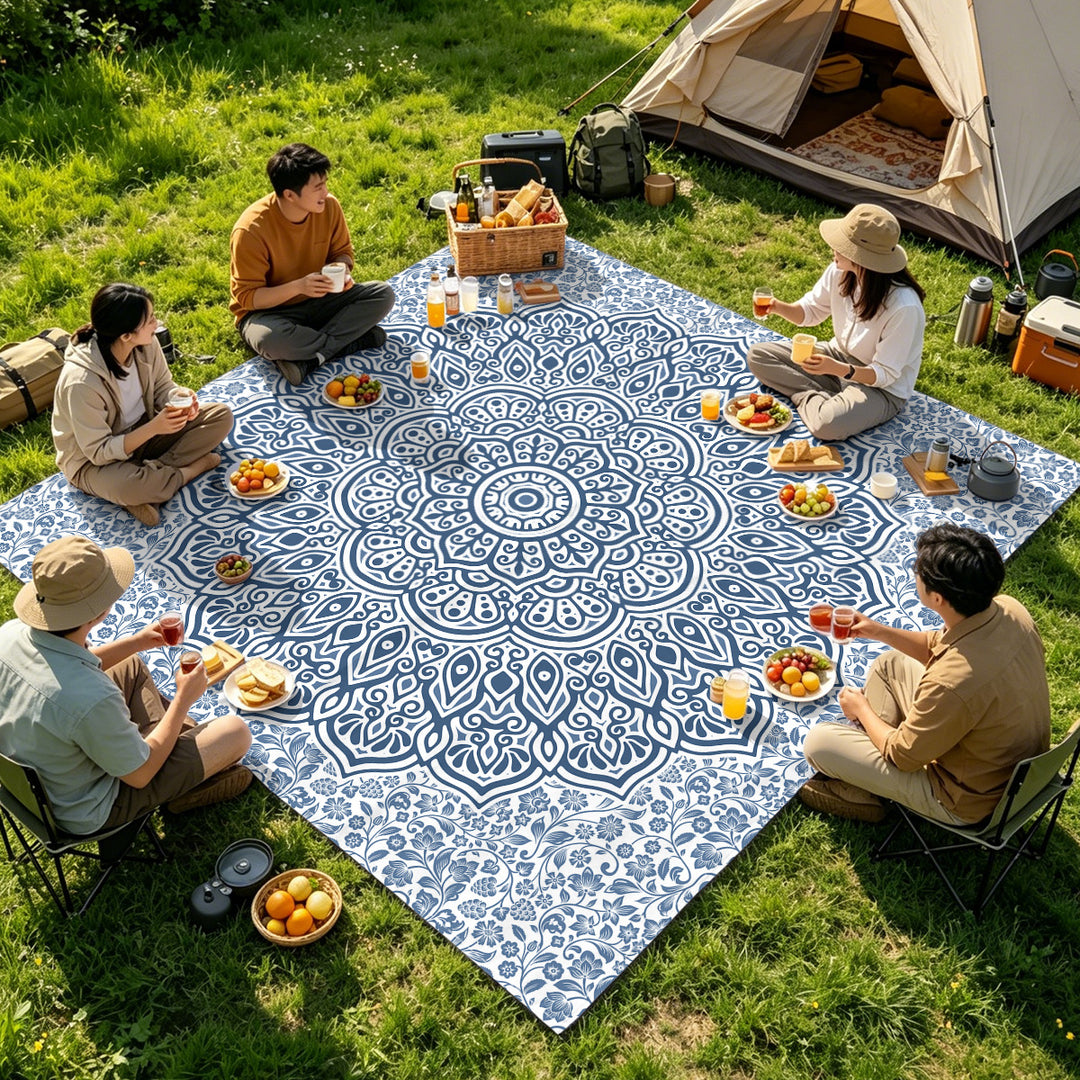 Mandala Design Strandmat Skanto
