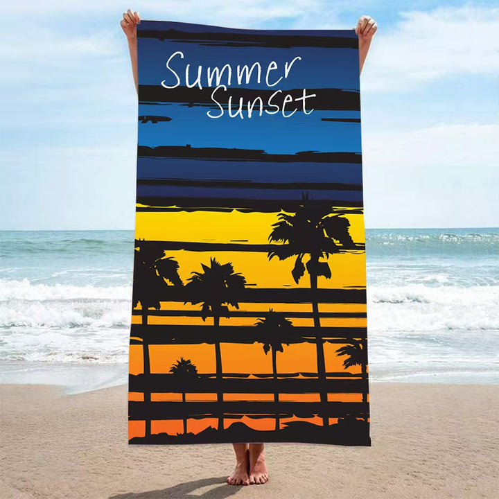 Women's beach towel with creative golf theme Skanto