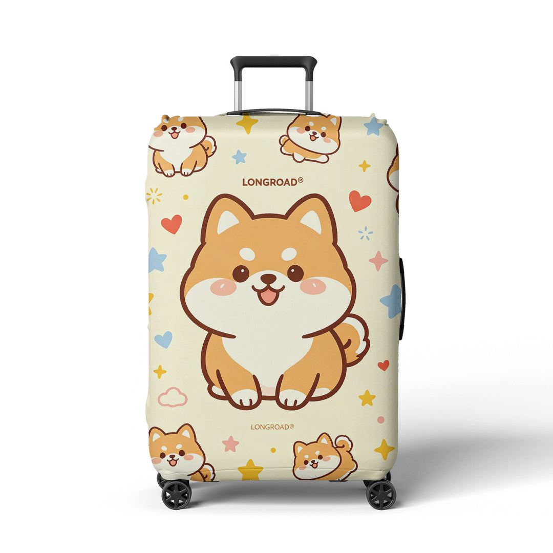 Dame koffertrekk med søtt Corgi-design Skanto