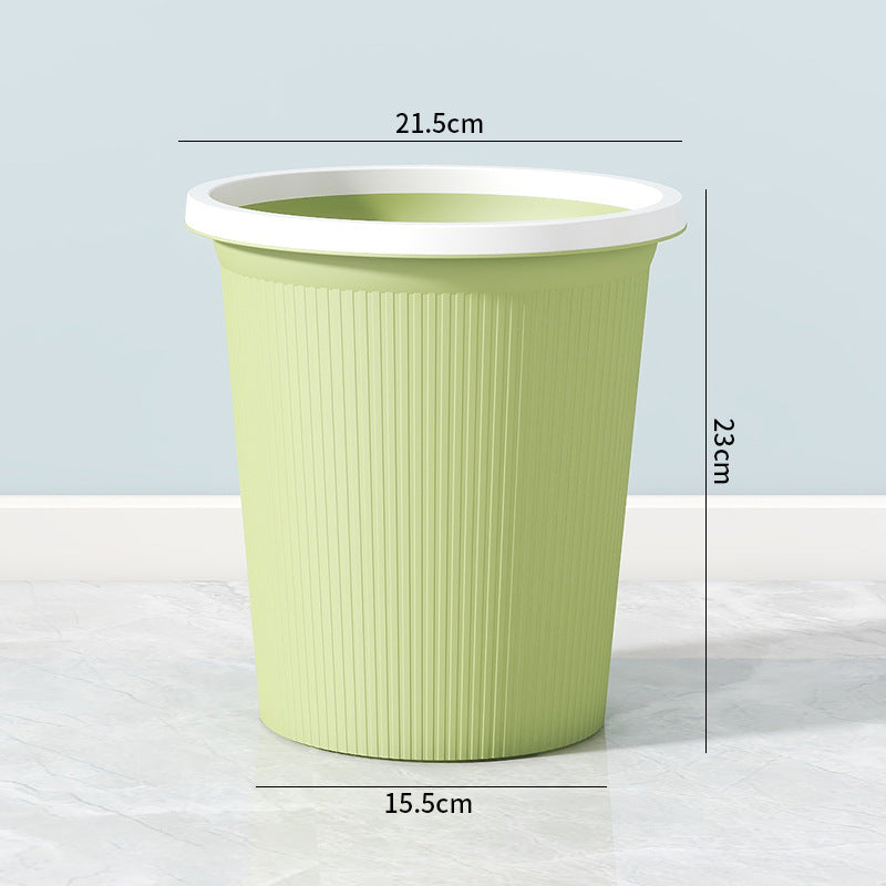 Women's elegant and practical trash can with ribbed surface Skanto