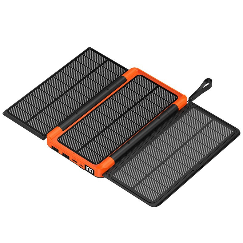 Bærbar solar powerbank med multifunksjonell ladefunksjon Skanto