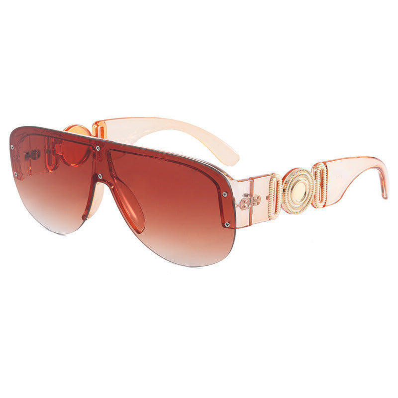 Dame stor solbrille med luksuriøs kantdesign Skanto