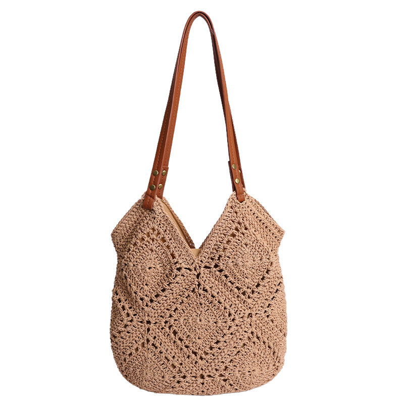 Håndlagd Makramee Shopper Bag Skanto