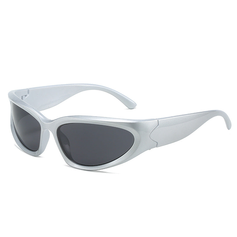 Dame sporty solbriller med ergonomisk design og polariserte glass Skanto