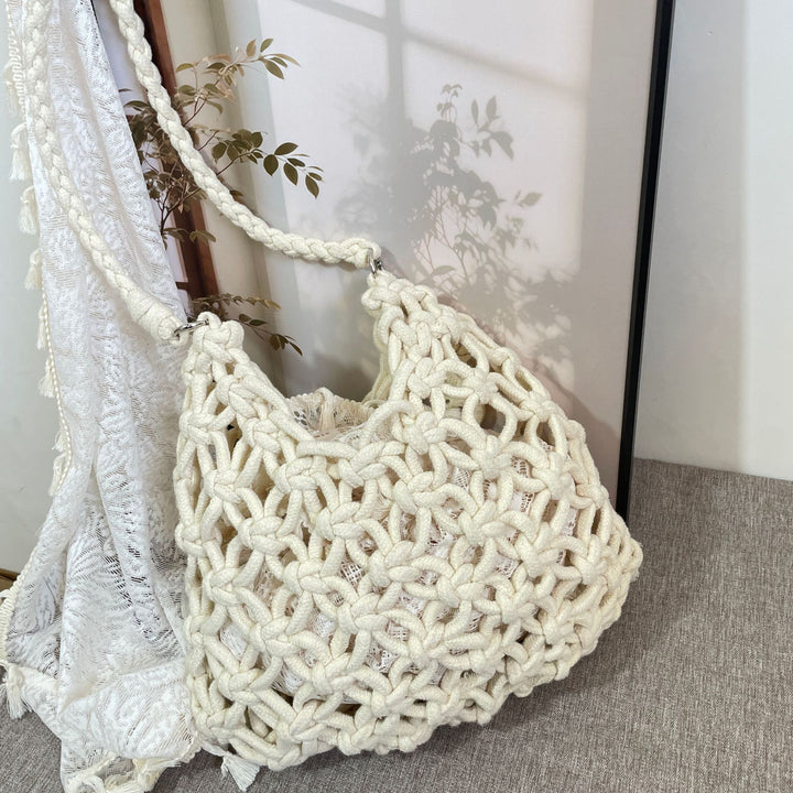 Moderne Makramee Shopping Bag Skanto