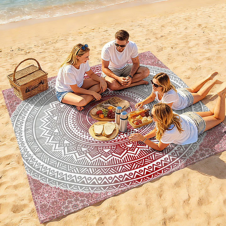 Mandala Design Strandmat Skanto
