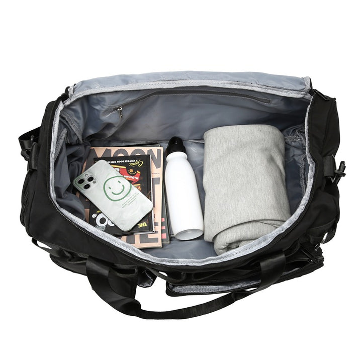 Sporty multifunction duffel bag with practical compartments Skanto