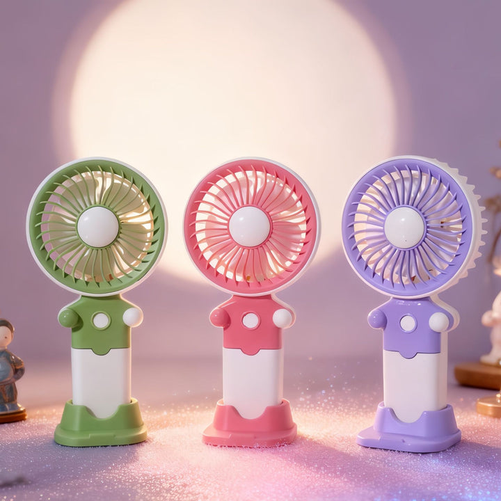 Dame Portable USB Vifte med Fleksibel Holder Skanto