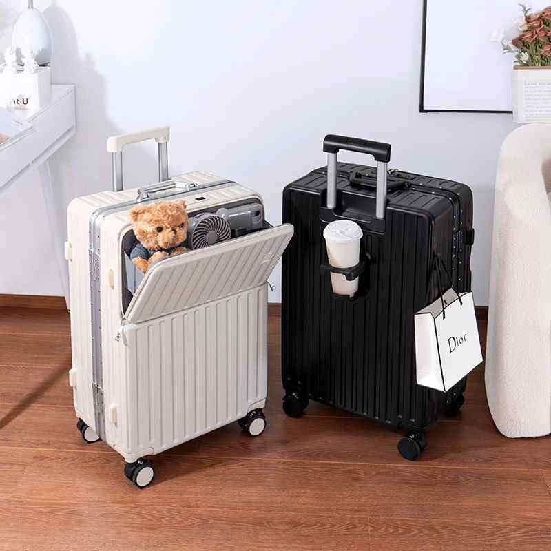 Trolley Koffert Med Innovativ Oppbevaringsplass Og Innebygd Sikkerhetssystem Skanto
