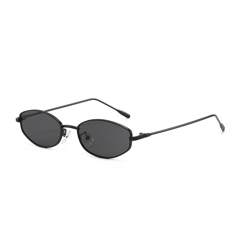 Women's fashionable sunglasses in a minimalist oval design Skanto