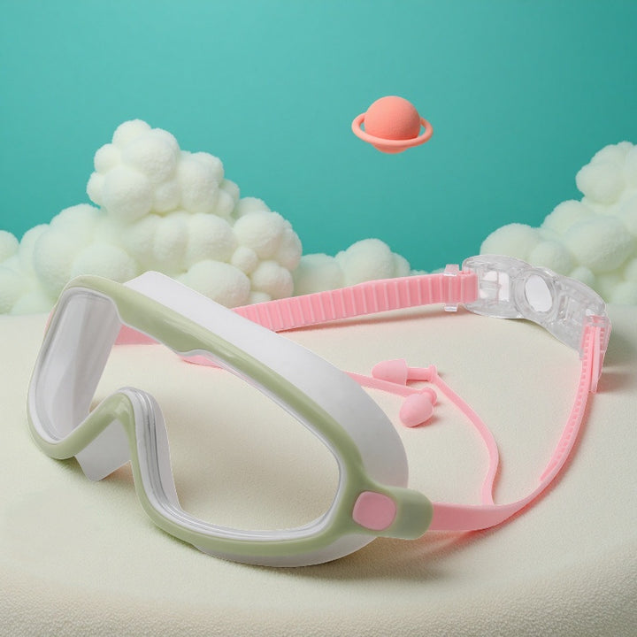 Vanntett svømmebrille med justerbar nesestykket Skanto