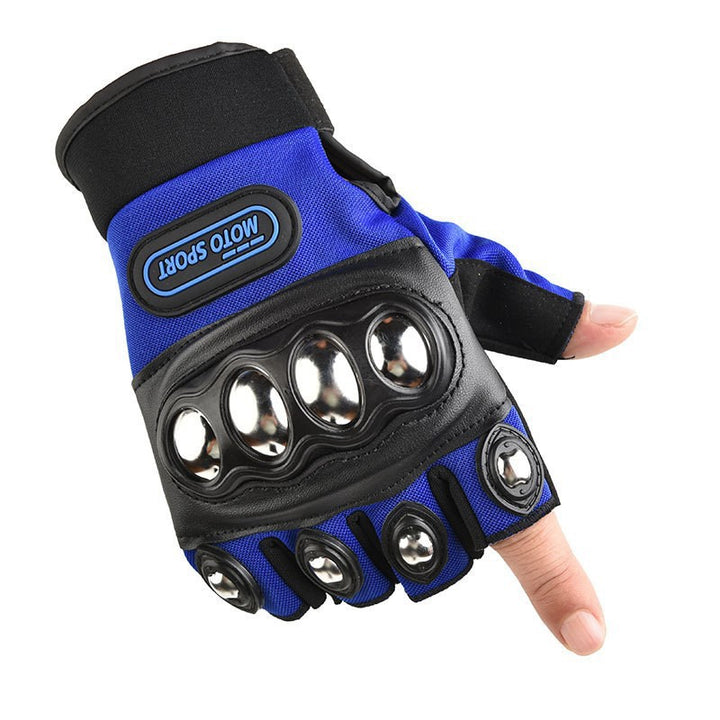 Men's protective gloves with reinforced backhand Skanto