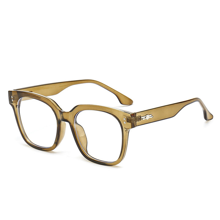 Dame firkantet solbrille med stilig ramme Skanto