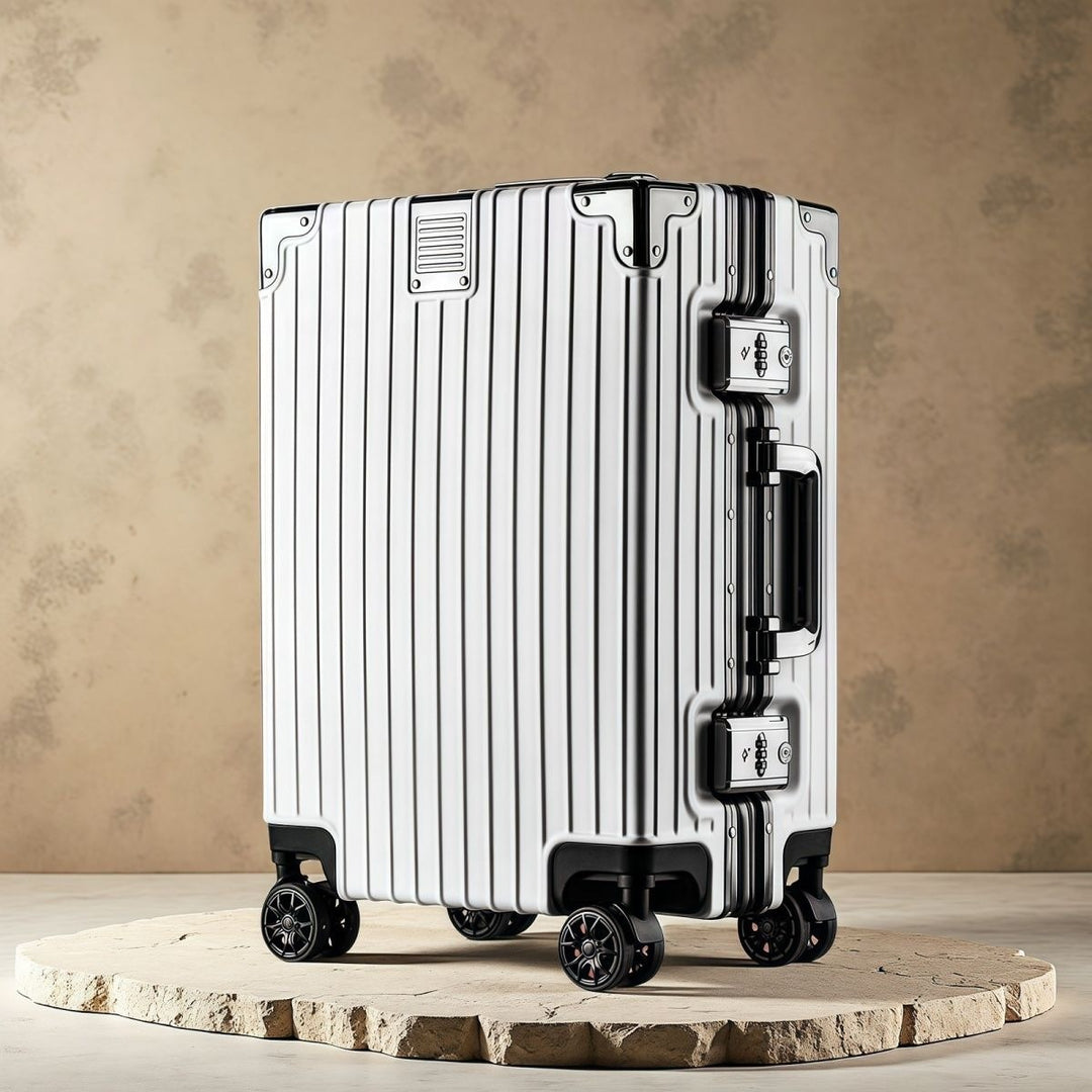 Hardshell Trolley Med Dobbel Sikkerhetslås Og Stille 360-Grad Hjul Skanto