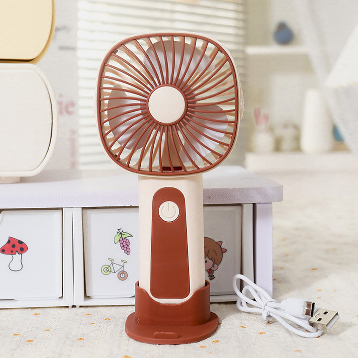 Dame Mini Håndvifte med USB-ladefunksjon Skanto