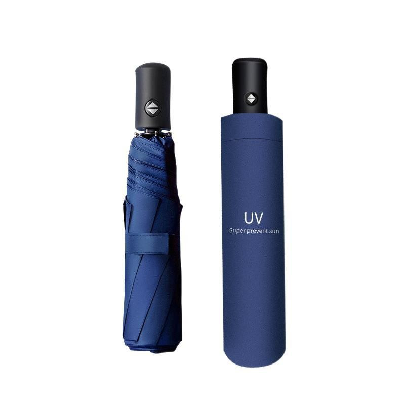 Dame UV-beskyttelse paraply med kompakt sammenleggbart mekanisme Skanto