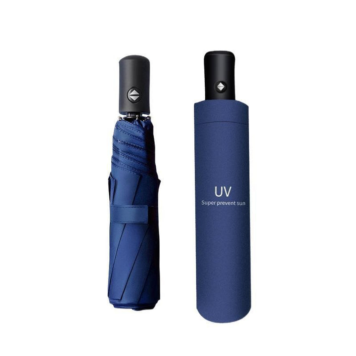 Dame UV-beskyttelse paraply med kompakt sammenleggbart mekanisme Skanto