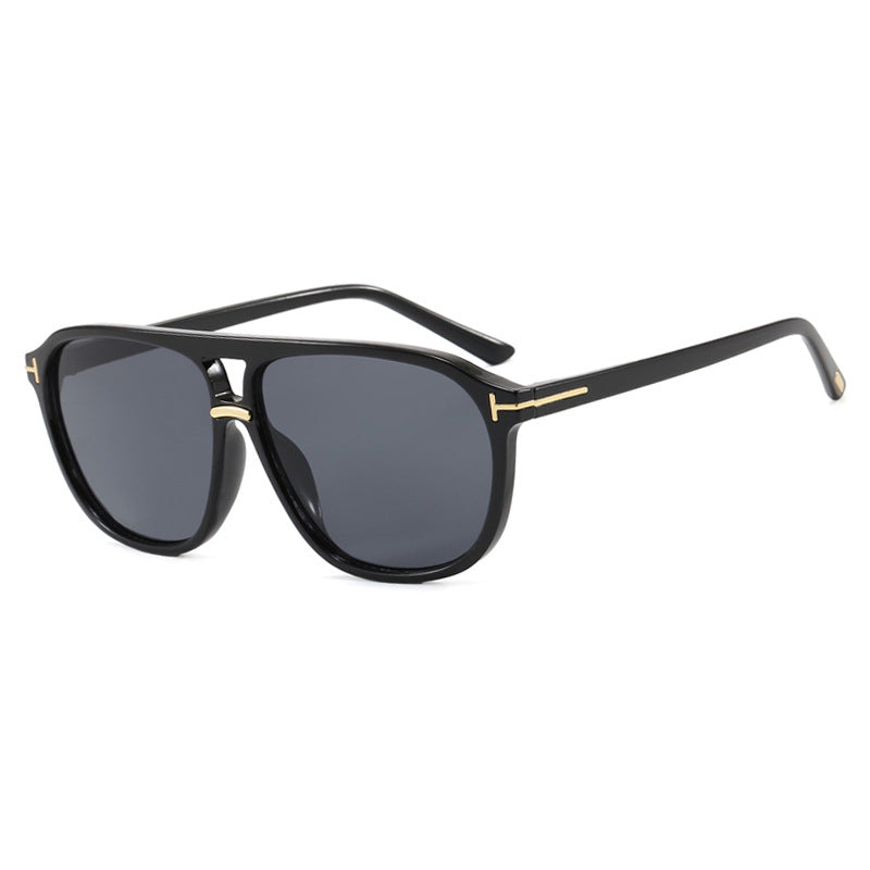 Women's square sunglasses with luxurious tortoise pattern and polarized lenses Skanto