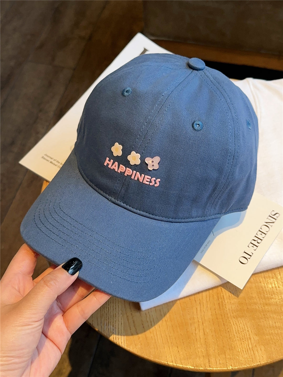 Kvinne Brodert Lykke Baseballcapser Skanto