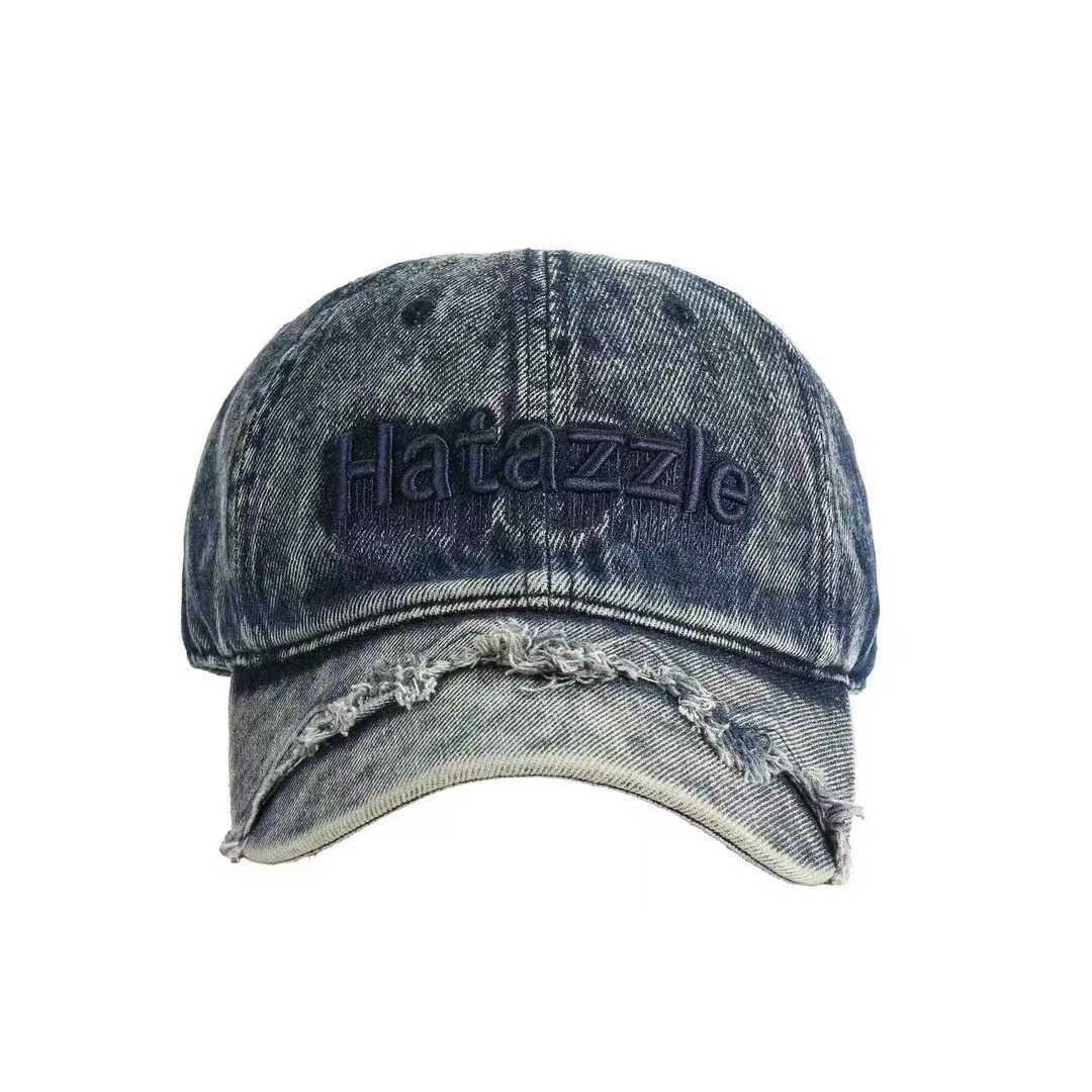 Herre Slitt Denim Baseball Cap Skanto 1784270737