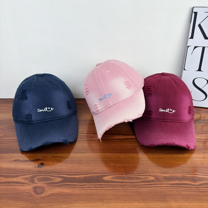 Kvinne Slitt Bomull Baseball Caps Skanto 1784270843