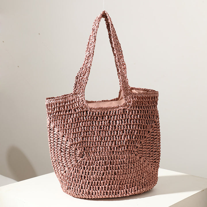 Handmade basket bag with comfortable inner bag Skanto