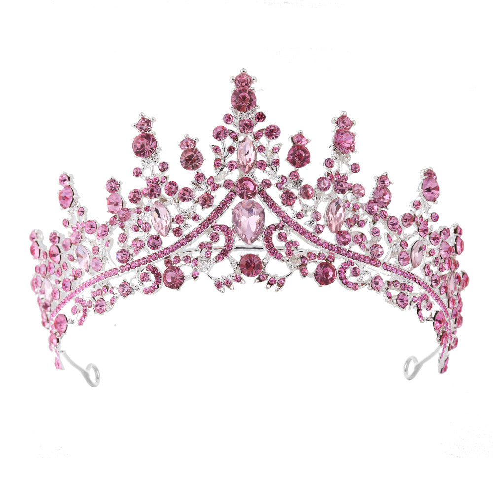 Dame Strass Tiara med glitrende edelstener Skanto