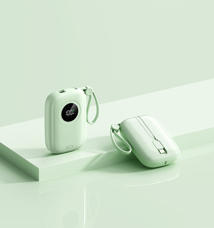 Bærbar Powerbank med digital energivisning Skanto