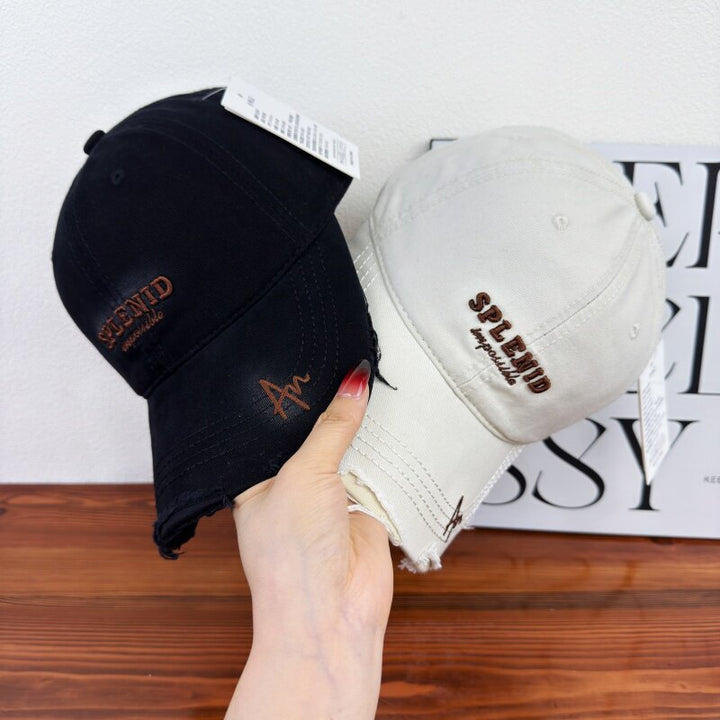 Kvinne Slitt Grafisk Baseball Caps Skanto